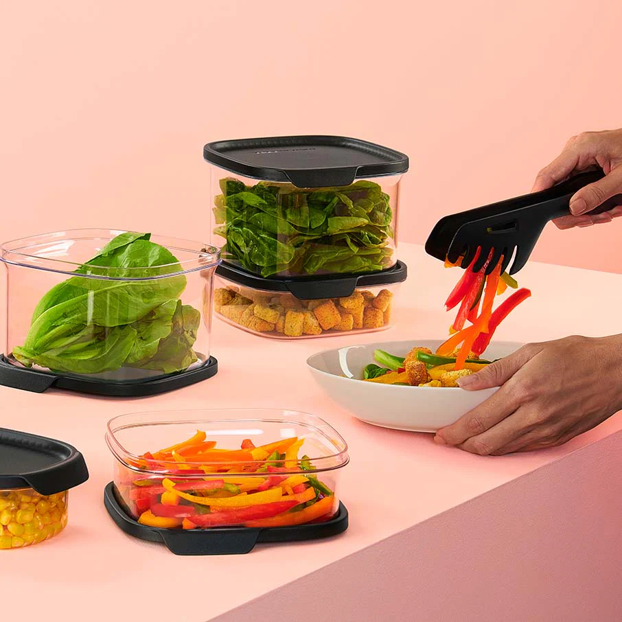 Tupperware® Ultra Clear Square | 5-piece Set - Image 4