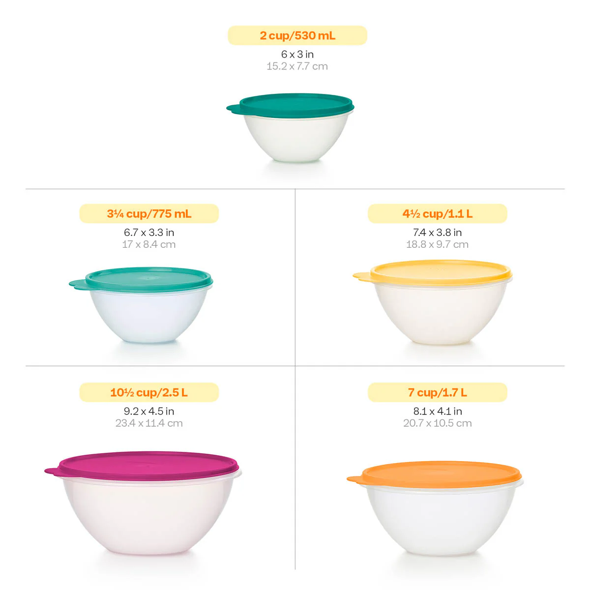 Classic Wonderlier® Bowls | 5-piece Set - Image 6
