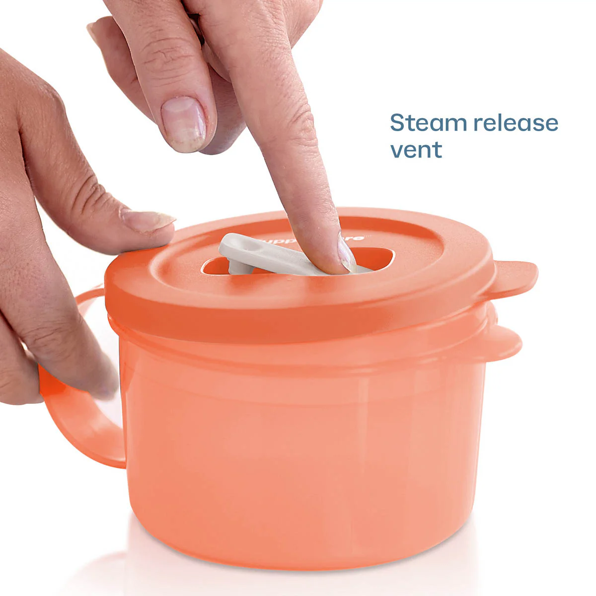 Tupperware CrystalWave® PLUS Microwave Soup Mug | Set of 2 | Leakproof Lunch Container - Image 3