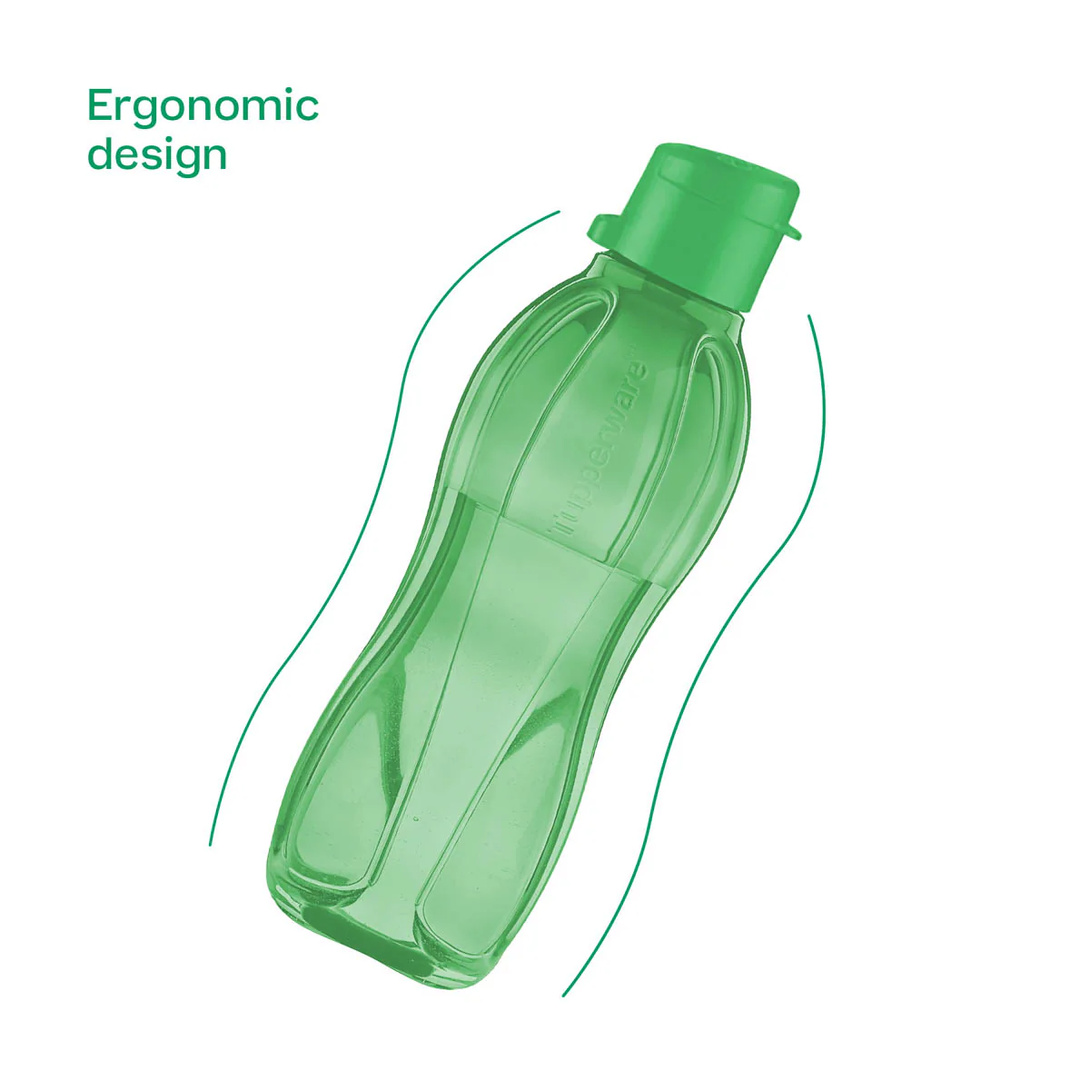Tupperware Eco Reusable Water Bottles | Set of 5 | 16 oz / 500 mL Leakproof - Image 4