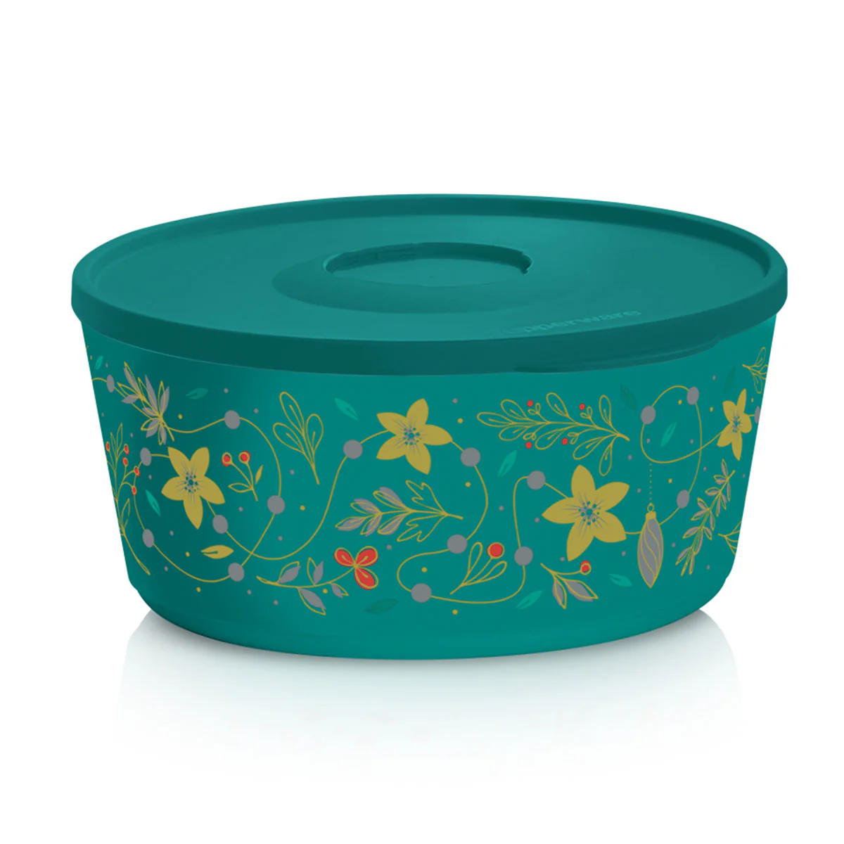 Tupperware® Holiday Holly Serving Set | Bowls, Plates, Tumblers & Pitcher - Image 2