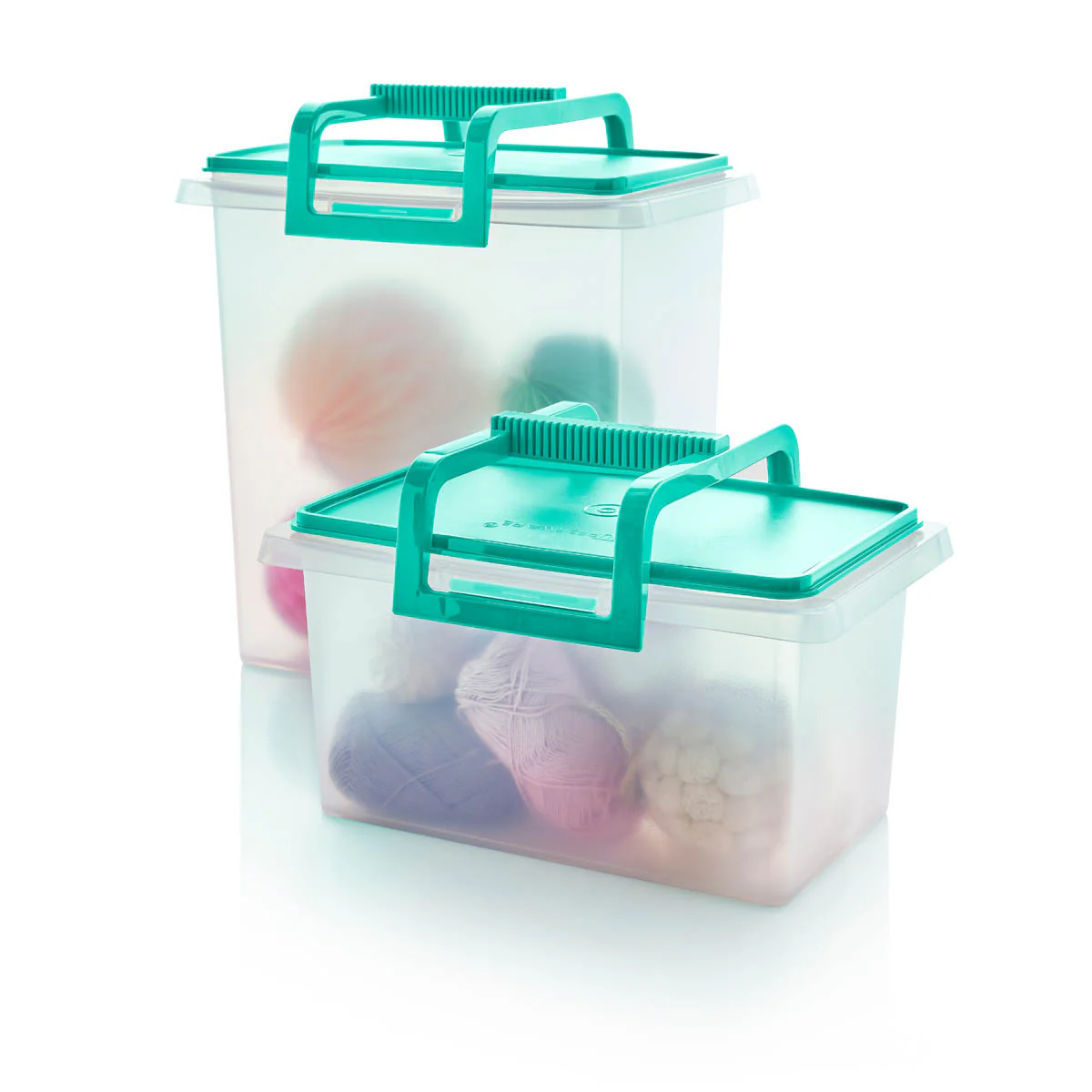 Large and Small Carry-allĀ® Containers (Mint Ice Cream)
