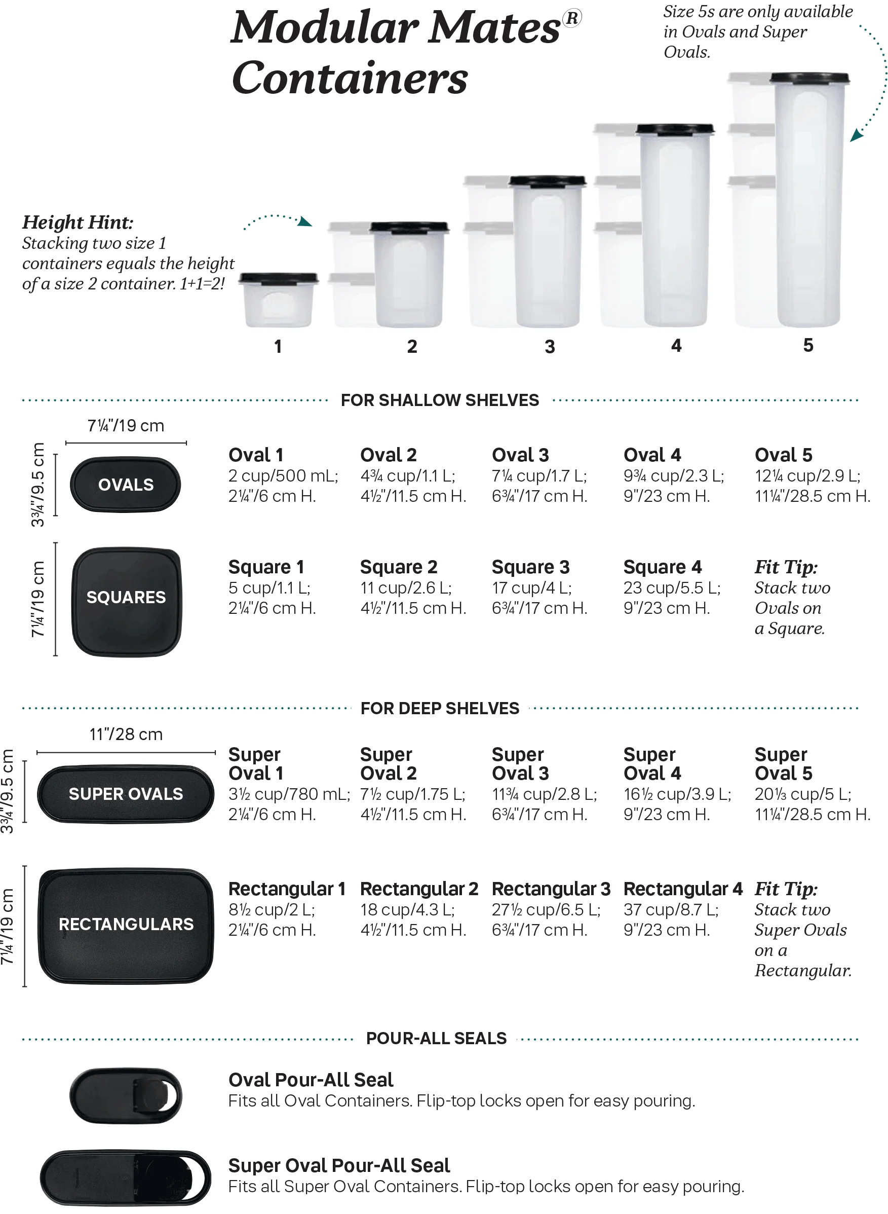 Tupperware® Modular Mates® Rectangle 2 | Food Container 18-cup / 4.3 L - Image 5