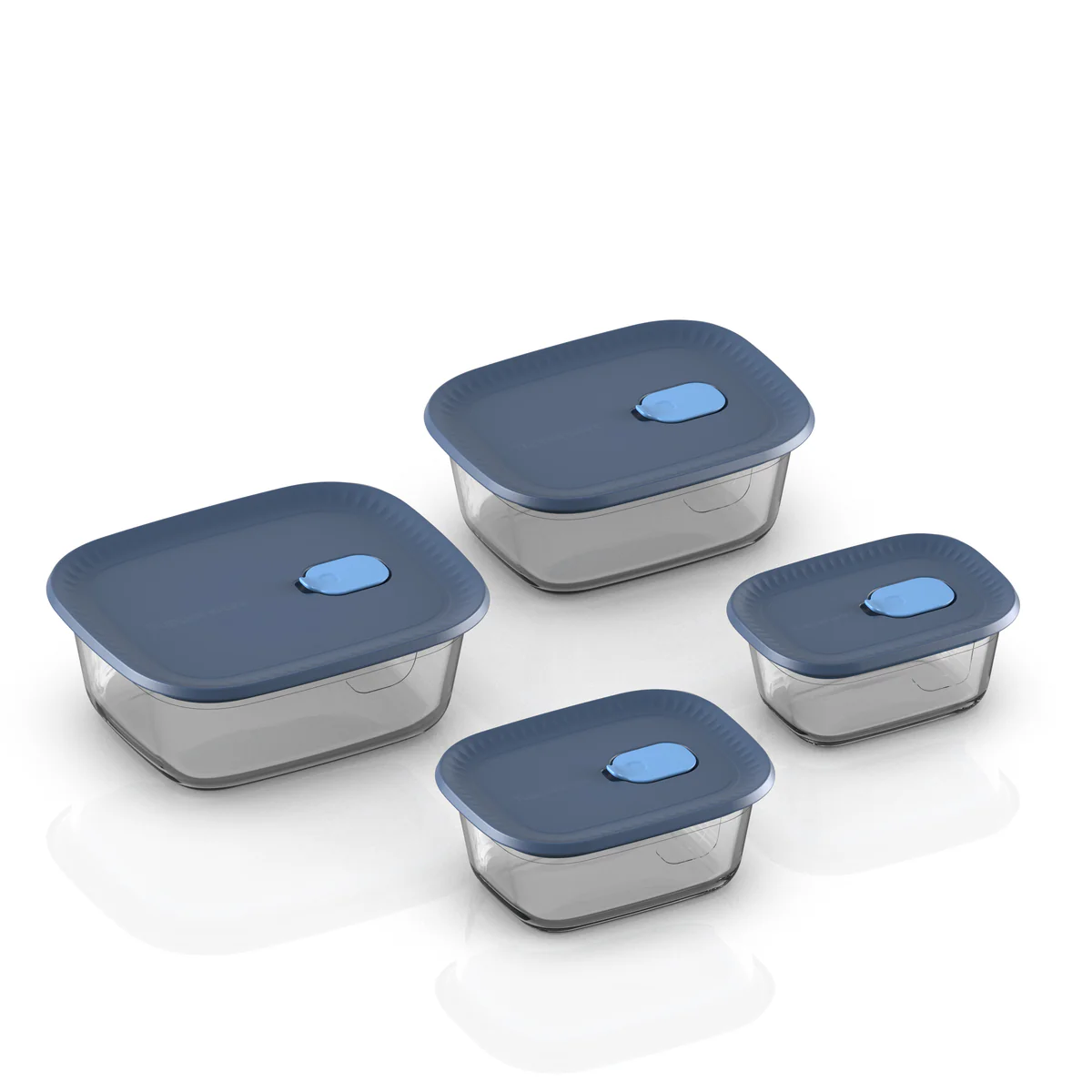 Tupperware Voila™ Glass Rectangular Set of 4 - Image 3