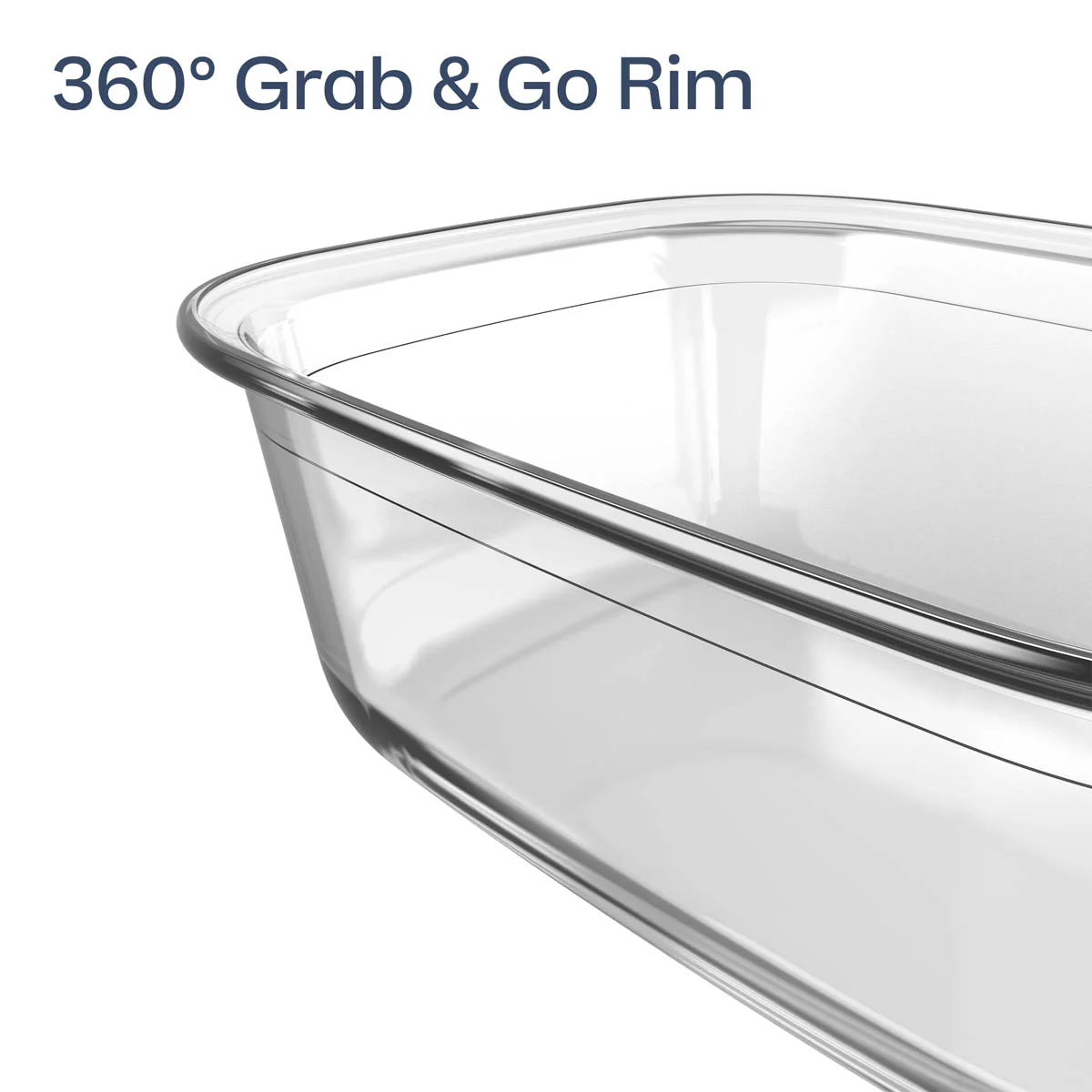 Tupperware Voila™ Glass Food Storage Container | Rectangular Large - Image 8